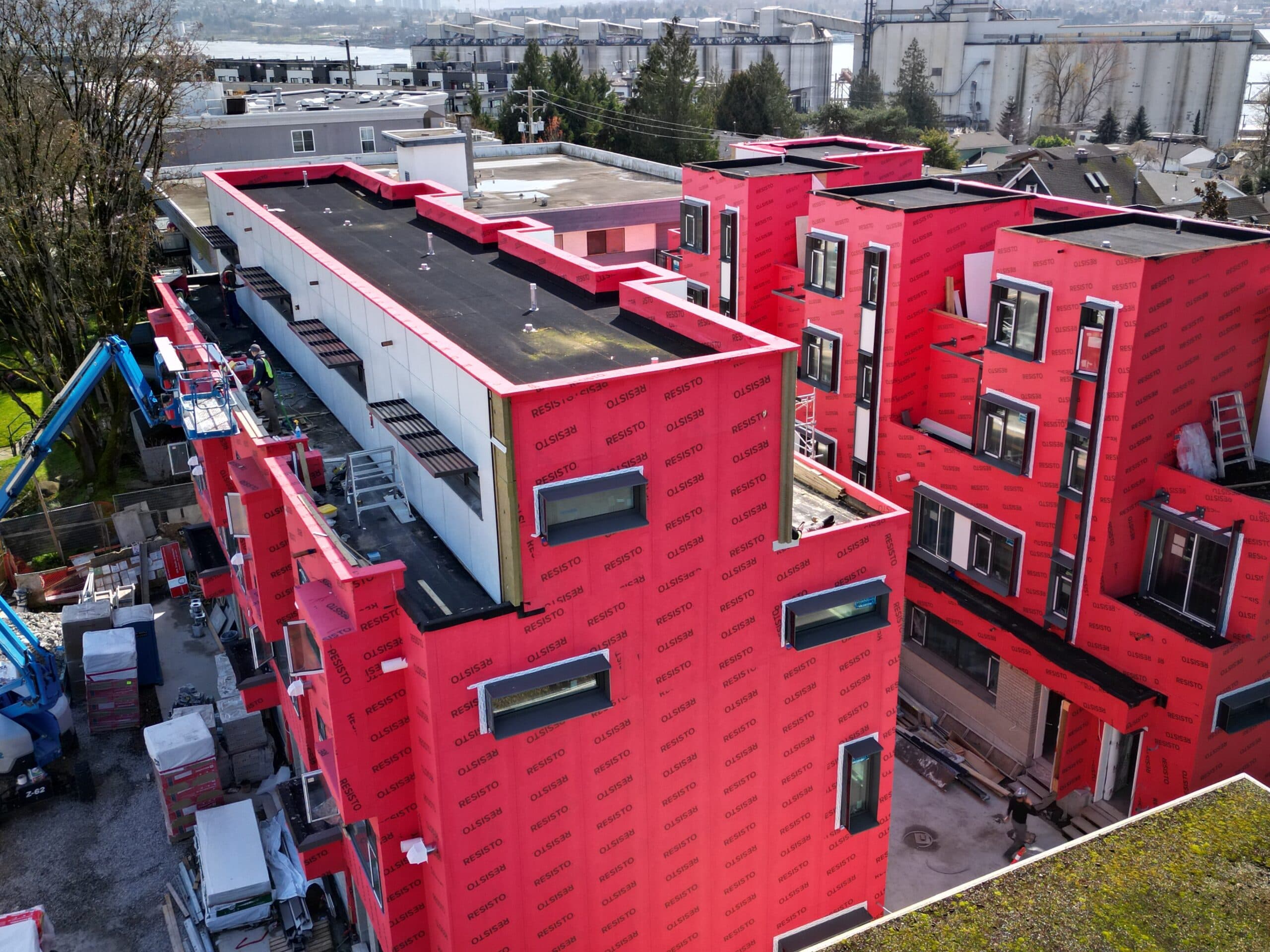 Rainscreen envelope retrofit. Building Envelope, Lower Mainland
